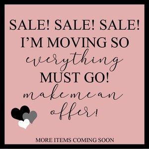 Moving sale! Make any offer!